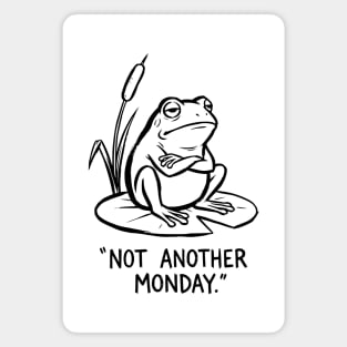 Grumpy Frog - Mondays Suck Magnet